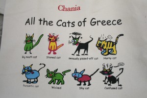 Camiseta de los gatos de Creta