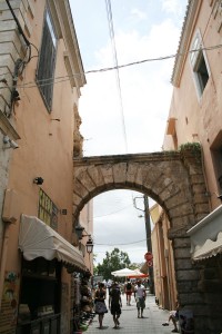 Porta Guora, en el casco antiguo de Rethymno